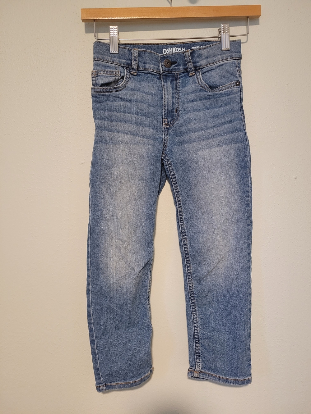 OshKosh B'gosh Light Blue Kids' Slim Straight Jeans